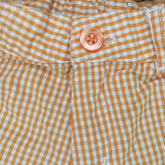 Orange Plaid 6 Shorts - Picture 3 of 5